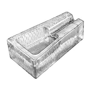 Detail image ASHTRAY CIGAR, CS 6/EA, 08-0905 LIBBEY GLASS, INC. TABLETOP