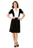 Cap Sleeve V-Neck Button Dress