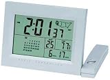 Jumbo Atomic Desk Clock with Calendar, Temperature and US Time Zone Display