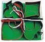 R & M International "Playing Bridge" Cookie Cutter Set