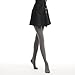 Fytto Style 1026 Women's Comfy Compression Socks, 15-20mmHg, Pantyhose, Gray, Small Size