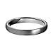 4mm Round Tungsten Wedding Band