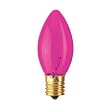 Bulbrite 7C9TP 7W C9 Christmas Light, Transparent Pink