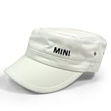 MINI Cooper Ladie's White Denim Military Style Cap