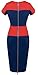 HOMEYEE Women's Patchwork New OL Casual Career Pencil dress U463