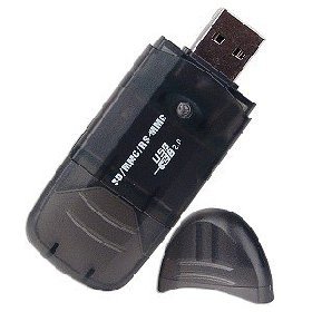 DB Premium USB 2.0 SD/SDHC/MMC Card Reader / Writer - Black