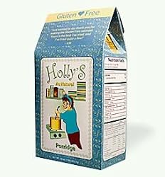 Holly's Au Natural Gluten Free Plain Porridge, 16-Ounce Boxes (Pack of 3)