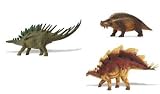 Safari LTD Wild Safari Dinosaur Set: Kentrosaurus, Scutosaurus, Stegosaurus
