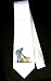 Party Decoration Necktie with cop, uniform, handler, officer, police, dog, canine