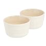 Le Creuset Stoneware Ramekins Set of 2, Almond