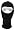BALACLAVA Sturmhaube Motorrad Gesichtsmaske schwarz Elasthan 1-Loch TOP