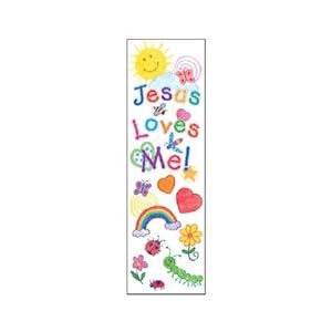 Amazon.com : Jesus Loves Me Bookmarks 36/pk : Office Products