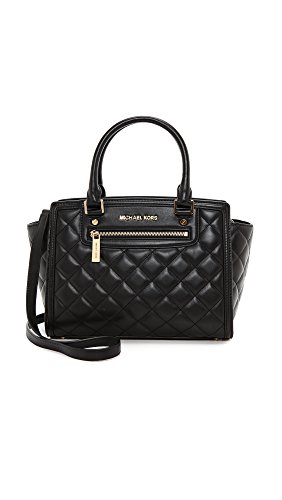 MICHAEL Michael Kors Women's Selma Quilted Medium Two Zip Satchel