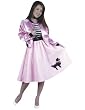 PINK OR RED Plus Size Costume Poodle Skirt for 50s Costume Party and Sock Hop Fun