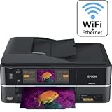 Epson Artisan 800 Printer - Inkjet, 5760 x 1440 dpi, Up to 38 PPM, Copying , Scanning, Fax, USB, 802.11b/g Wireless