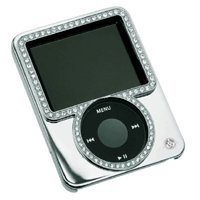 Gilty Couture Schale f&uuml;r iPod nano 2G (Schiebedesign, versilbert), klare Steine (UK Import Preisvergleich
