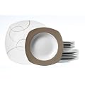 Ritzenhoff & Breker  595208 Tafelservice Alina Marron, 12-teilig