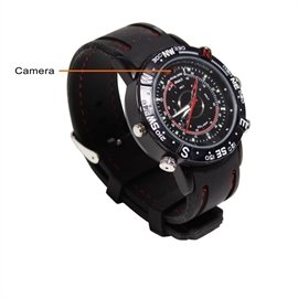 Best Price New Zmodo Surveillance Waterproof Spy Watch Hidden Camera DVR 1/4inch CMOS 4GB USB Audio Retail