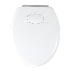 WENKO 110003100 WC-Sitz Family - Doppelsitz, Absenkautomatik, Fix-Clip Hygiene Kunststoffbefestigung, Thermoplast, wei�