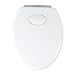 WENKO 110003100 WC-Sitz Family - Doppelsitz, Absenkautomatik, Fix-Clip Hygiene Kunststoffbefestigung, Thermoplast, wei�