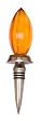Amber Ellipse Bottle Stopper