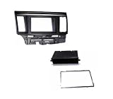 Mitsubishi Lancer / Lancer Evolution (2007 2008 2009 2010 2011 2012) Aftermarket Radio Stereo Double Din Dash Installation Install Kit