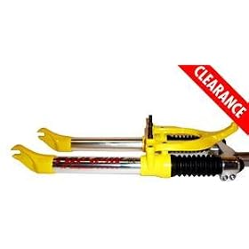 TOP GUN Bankrupt 26" 1 1/8" Ahead Suspension Bike Forks Yellow