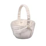 Jamie Lynn Wedding Accessories Charming Pearls, Flower Girl Basket, Ivory