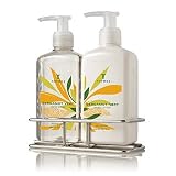 Thymes Bergamot Vert Sink Set with Caddy