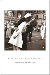 Kissing On VJ Day Nurse Kissing Sailor Art Poster Full Size Print