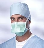 Prohibit Chamber-Style Surgical Mask - Chamber-Style Surgical Mask, With Ties, Green, 50 Unit / box