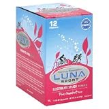 LUNA Sport Electrolyte Splash, Pink Grapefruit, 12 - 0.8 oz (23 g) packets [9.6 oz (273 g)]