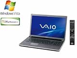 ソニー(VAIO) VAIO typeA AW52JGB ビデオエディション Office2007 地デジチューナーグレー 64bitOS VGN-AW52JGB