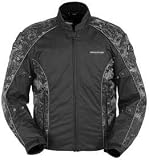 INFINITY MOTORCYCLE JACKET BLACK SIZE:LRG