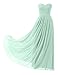 Remedios A-Line Chiffon Bridesmaid Dress Strapless Long Prom Evening Gown