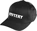 Mystery Text Logo Hat S/M [Black] Flex-Fit