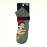 Ed Hardy Men Bull Dog No-Show Sports Sock - Grey