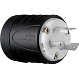 Pass & Seymour #L630PCCV3 30A 250V Black 2P Plug