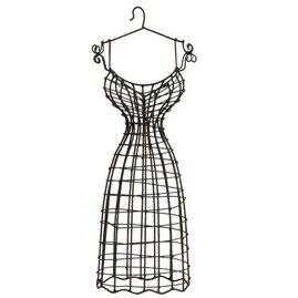 W40064 Kleiderständer Dekopuppe Schneiderbüste Wandgarderobe ca. 14 x 9,5 x 43 cm