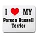 I Love/Heart Parson Russell Terrier Mousepad