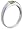 9ct White Gold AMR315779 Ladies Princess Cut Peridot Solitaire Ring