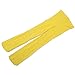 HDE Girl's Stockings Microfiber Opaque Footed Kids Tights (Yellow, Small)