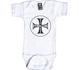 Rebel Ink Baby Infants' West Coast Strollers Short Sleeve Snapsuit Onesies