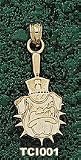 The Citadel Bulldog Face Charm/Pendant -14K/10K, Stainless Steel or Gold Plated