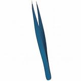 Satin Edge Fine Point Tip Tweezer Blue (Pack of 2)