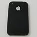 Black Silicone Skin Case for Apple iPhone 3G 8GB 16GB