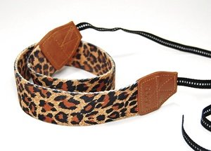 Cosmos Multi-color Leopard Pattern Camera/shoulder/grip Neck Strap Belt for Olympus Nikon Sony Canon Samsung Panasonic + Cosmos Cable Tie