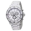 Oniss #ON621-M7 Men's White Ceramic Sports Chronograph Watch
