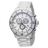 Oniss #ON621-M7 Men's White Ceramic Sports Chronograph Watch