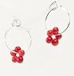 Earrings: flowers